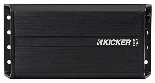 Kicker PXIBT100.2 - 2x50-Watt Full-Range Amplifier/Controller w/ Bluetooth Interface