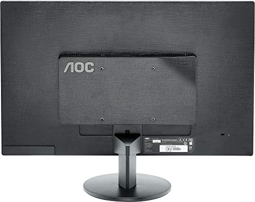 AOC E2470SWHE 24" Full HD 1920x1080 Monitor, TN, 5ms, HDMI (x2), VGA, VESA, EPEAT Silver