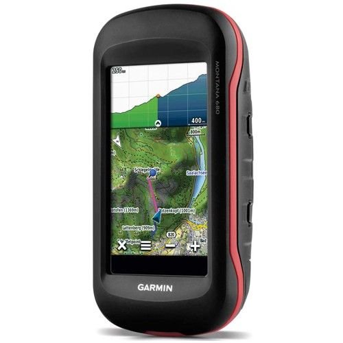 Garmin Montana 680 Touchscreen GPS/GLONASS Receiver, Worldwide Basemaps