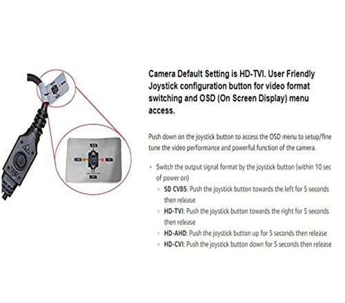 101AV 5 Megapixel 4in1 TVI/AHD/CVI/CVBS(960H) 2.8-12mm Lens Security Surveillance Dome Camera DWDR IR Cut OSD menu for Indoor Outdoor CCTV Home Office (White) (3 Pack)