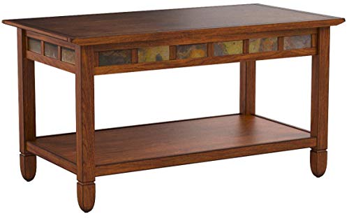 Leick Rustic Oak Chairside End Table