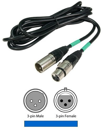 (4) Chauvet DJ SlimPar 56 LED Slim Par Can Pro RGB Lighting Effects + DMX Cables