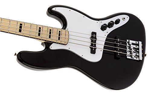 Fender Geddy Lee Signature Jazz Bass Guitar, Maple Fretboard, Black