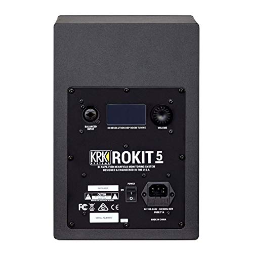 KRK Rokit RP5G4 4th Gen 5" Powered Active Studio Monitor Speaker Pair XLR Cables