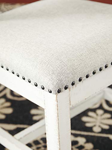 Signature Design By Ashley - Valebeck Dining Chairs - Set of 2 - Casual Style - White