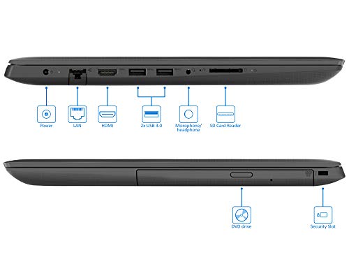 Lenovo IdeaPad 130 Notebook, 15.6" HD, AMD Dual-Core A9-9425 Upto 3.7GHz, 8GB RAM, 128GB SSD, DVD-RW, HDMI, Card Reader, Wi-Fi, Bluetooth, Windows 10 Pro S