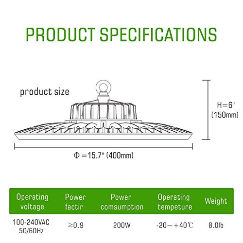 TopoLite 24"x24"x48" Grow Tent Dark Room Indoor Hydroponic System Kit w/D-Door + New TECH UFO LED 600W Full Spectrum Grow Light (Actual Power 200W)