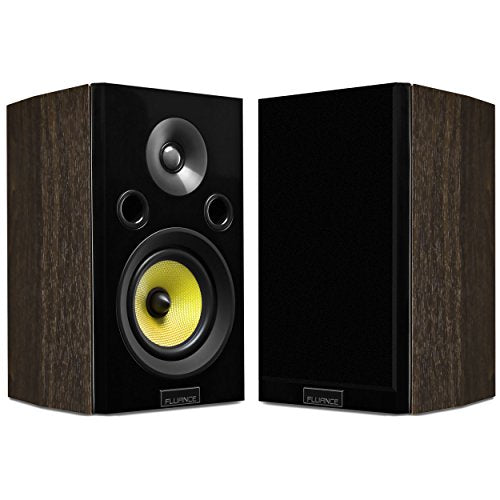 Fluance Signature Series HiFi Two-Way Bookshelf Surround Sound Speakers for Home Theater and Music Systems (HFSW)
