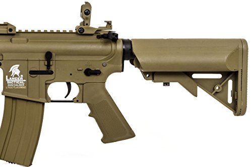 Lancer Tactical LT-02CTL-G2 Gen 2 M4 Carbine AEG Airsoft Rifle (Tan)