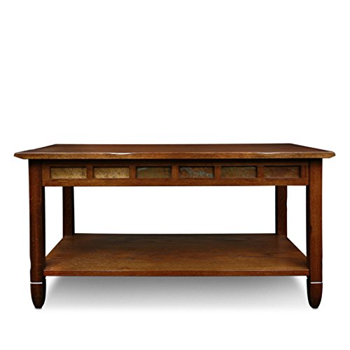 Leick Rustic Oak Chairside End Table