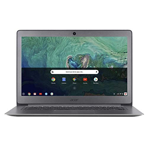 2019 Chromebook 14inch Business Laptop, Intel Celeron N3160 Quad-Core 4GB RAM, 32GB SSD Grey with Accessories