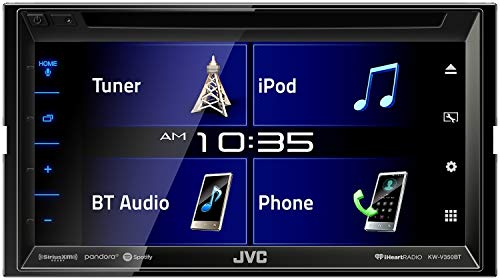 JVC KW-V350BT 6.8" Receiver with Bluetooth, 13-Band EQ + Steering Wheel Interface, Back-Up Camera & SiriusXM Tuner