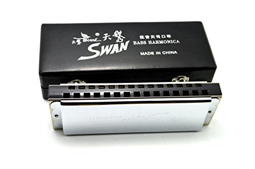 BASS Harmonica, Swan, 29 holes, professional harmonica, WBS