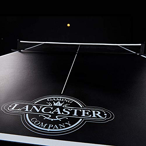 Lancaster Foldable Indoor Table Top Tennis Set w/ Net & Post