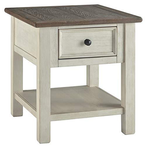 Signature Design by Ashley Bolanburg Rectangular End Table Two-tone