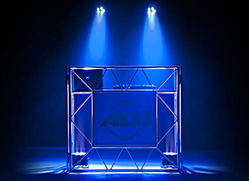 American DJ Pro Event Table II Foldable Portable DJ Booth Truss Facade+Shelves