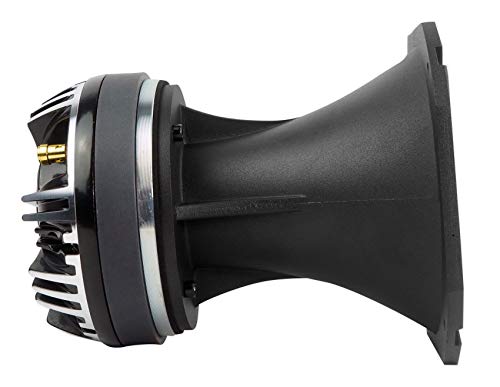 2 Rockville HT120 2" 360w Car/Pro Aluminum Horn Titanium Tweeters 2" Voice Coils