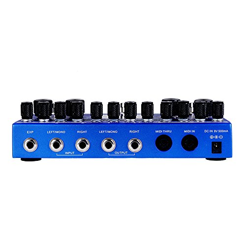 MOOER Ocean Machine Guitar Effects Pedal Premium Dual Delay Reverb and Looper