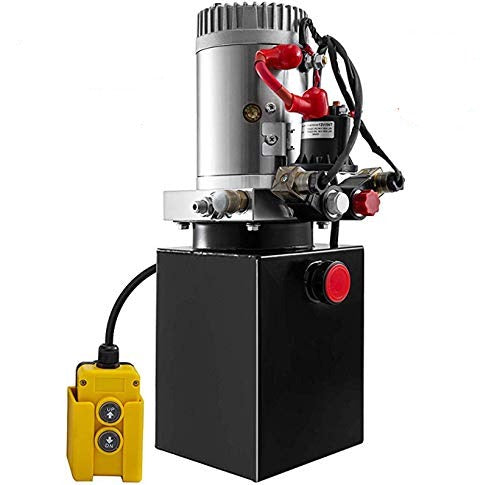 Fisters trailer pump 3 Quart 12V electric Hydraulic Power Double/single acting Power-Up Supply Unit for Dump Truck(3 Quart Double Acting)