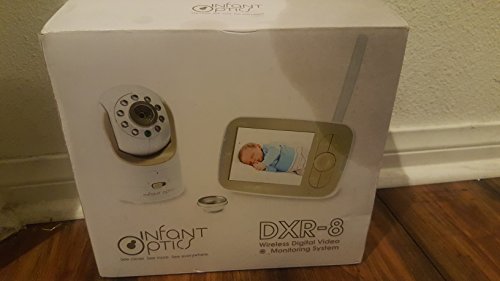 Infant Optics DXR-8 Video Baby Monitor with Interchangeable Optical Lens (White)