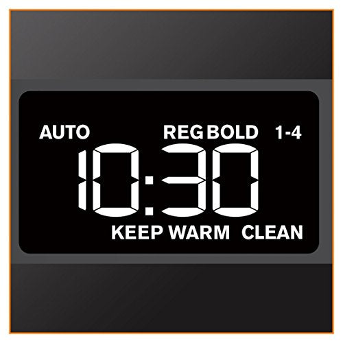 KRUPS, EC322, 14-Cup Programmable Coffee Maker, Professional Permanent Gold-Tone, Thermobrew Technology, Black