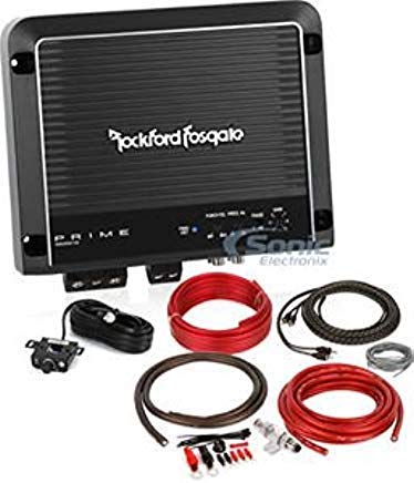Rockford Fosgate R500X1D Amplifier+Wiring Kit Bundle 500W RMS Prime Series Class D Monoblock Amplifier