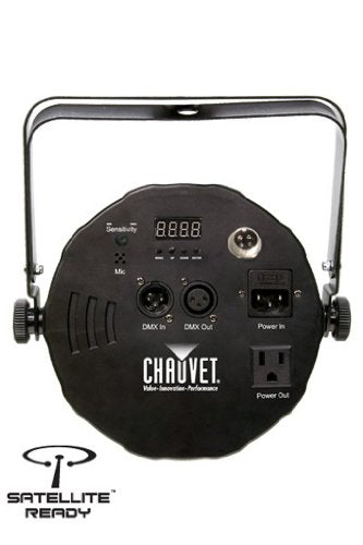 (4) Chauvet DJ SlimPar 56 LED Slim Par Can Pro RGB Lighting Effects + DMX Cables