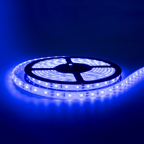 20'-25' Pontoon Boat Under Deck LED Lights | Harness and Mounting Track Included (Blue)