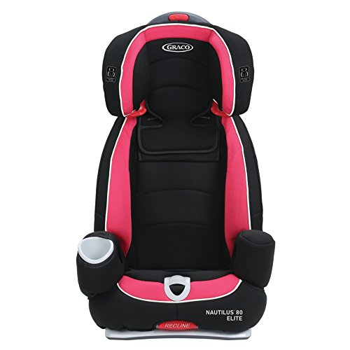 Graco Nautilus 80 Elite 3-in-1 Harness Booster Car Seat, Azalea