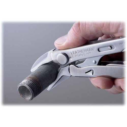 LEATHERMAN - Crunch Multi-Tool with Leather Sheath + Leatherman Removable Bit Driver Set