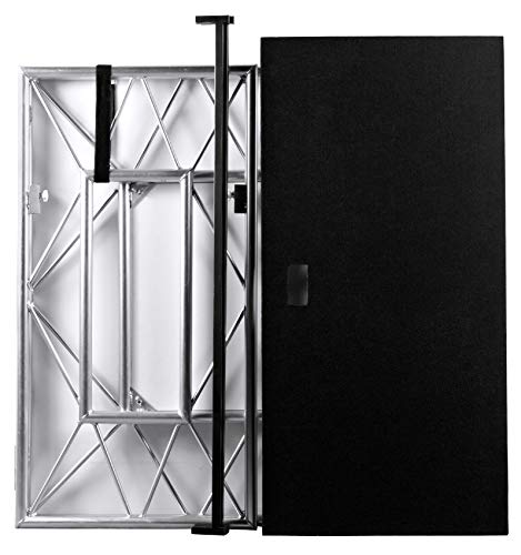 American DJ Pro Event Table II Foldable Portable DJ Booth Truss Facade+Shelves