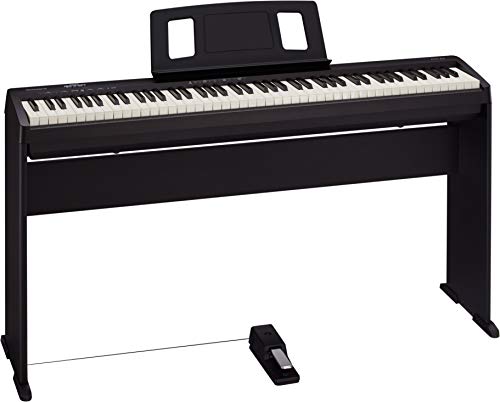 Roland FP-10 Digital Piano Bundle with Furniture Stand, Bench, Sustain Pedal, Austin Bazaar Instructional DVD, and Polishing Cloth