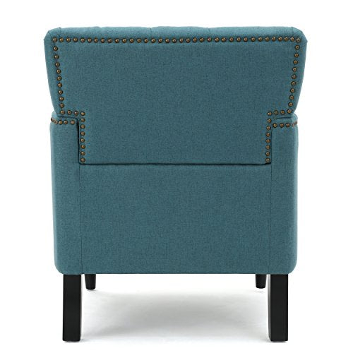 Christopher Knight Home Malone Fabric Club Chair, Dark Teal