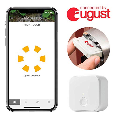 Yale Assure Lever - Connected by August - Wi-Fi/Bluetooth Touchscreen Lever Lock - Works with August app, Amazon Alexa, Google Assistant, HomeKit, Airbnb and More - Satin Nickel