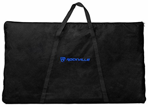 Rockville RFAAW DJ Event Facade 6-Panel Light Metal Frame Booth+Travel Bag+Scrim