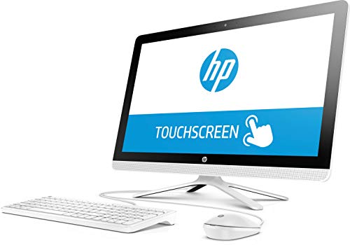 2017 New Edition HP 23.8inch High Performance TouchScreen All in One Desktop Intel Quad Core AMD A8 4GB RAM 1TB HDD Win10 White