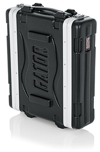 Gator Cases Lightweight Molded 2U Rack Case with Heavy Duty Latches; Shallow 14.25" depth (GR-2S)