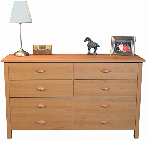 Venture Horizon 8 Drawer Nouvelle Dressers (Oak)- New Manufacturer Pending