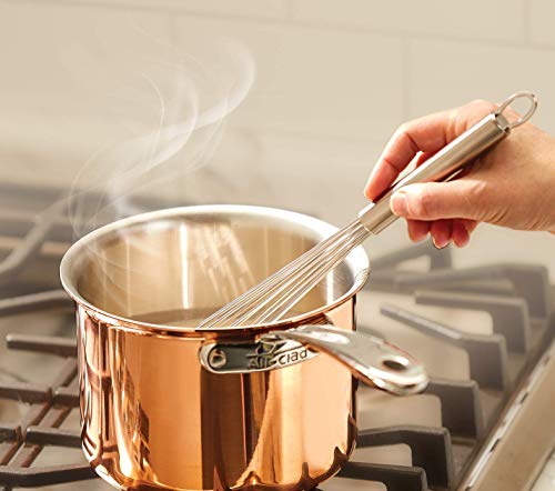 All-Clad Copper C4202 C4 2 Qt. Saucepan with Lid, Cookware