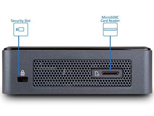 Intel NUC 8i7BEK Mini Desktop, Intel Quad-Core i7-8559U Upto 4.5GHz, Black