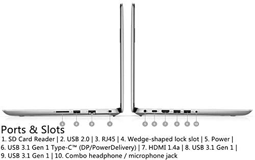 2019 Dell Inspiron 1 inch Laptop AMD Ryzen 5 3500U Quad-Core 16GB DDR4 RAM, 1TB HDD + 256GB PCIe SSD Silver Windows 10