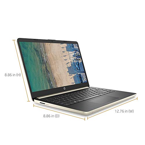 2020 HP 14 Inch Laptop Intel Dual-Core i3-1005G1 8GB RAM 128GB M2 SSD Win 10 Gold+Wireless Mouse