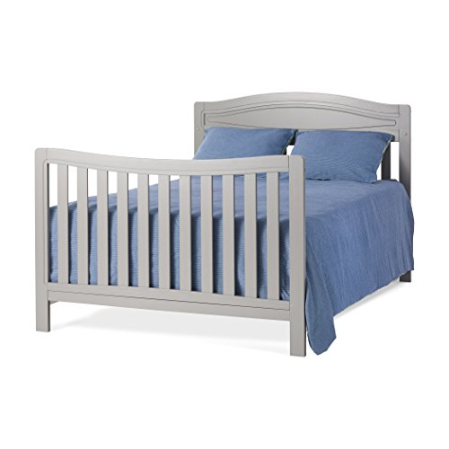Child Craft Dresden 4-in-1 Convertible Crib, Cool Gray