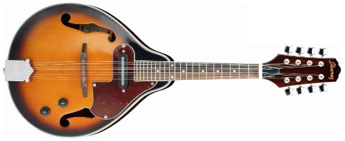 Ibanez M510EBS A-Style Mandolin, Brown Sunburst High Gloss