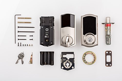 Kwikset 99150-001 SmartCode 915 Touchscreen Electronic UL Deadbolt with Smart Key, Polished Brass