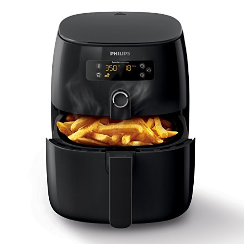 Philips TurboStar Technology Airfryer with Cookbook, Digital Interface, 1.8lb/2.75qt- HD9641/99