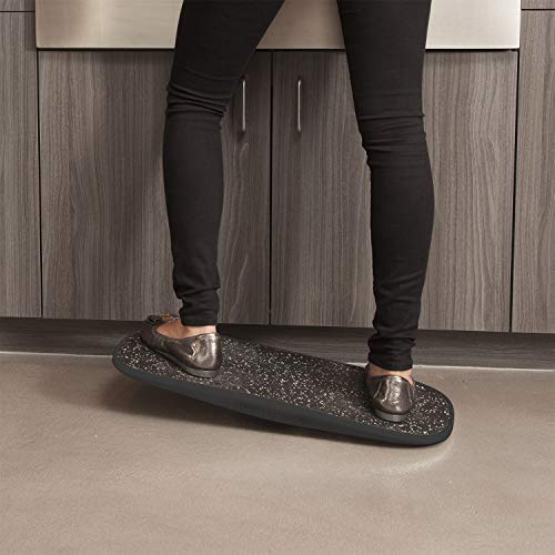 FluidStance Balance Board for Standing Desk | Wobble Board for Under Desk Exercise (Storm)