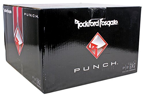 2) Rockford Fosgate P2D2-12 12" 1600W Car Subwoofers Sub + Dual Vented Sub Box