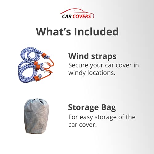Weatherproof Truck Cover Compatible with 2006-2009 Dodge Ram 2500 with MegaCab, ~6.25' Bed & Shell - Outdoor & Indoor - Rain, Snow, Hail, Sun - Theft Cable Lock, Bag & Wind Straps