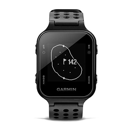 Garmin Approach S20, GPS Golf Watch with Step Tracking, Preloaded Courses, Slate